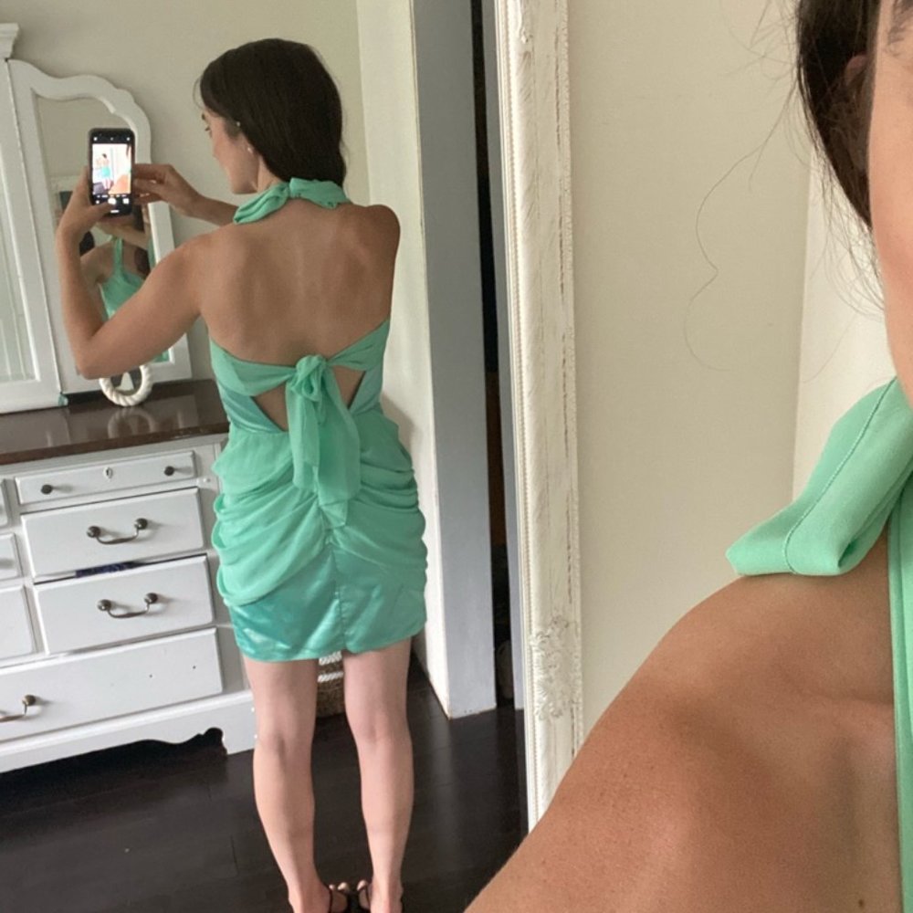 Tiffany Blue Prom Dress - Picture 5 of 5